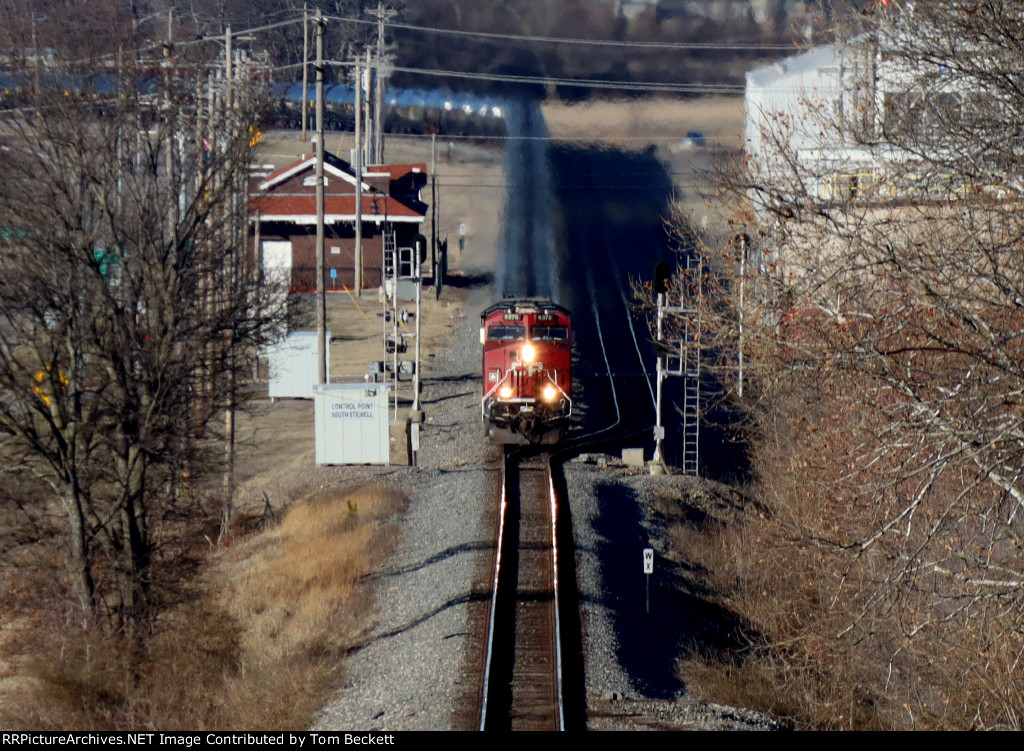 At the station